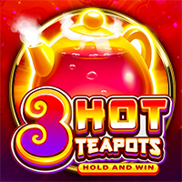 3 Hot Teapots: Hold and Win slot artwork