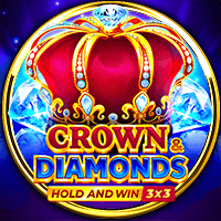 Crown and Diamonds: Hold & Win slot artwork