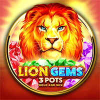 Lion Gems 3 Pots: Hold and Win slot artwork