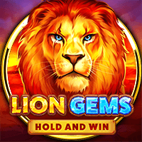 Lion Gems: Hold and Win slot artwork