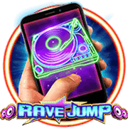 Rave Jump mobile slot artwork