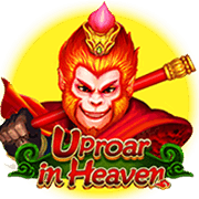 Uproar In Heaven slot artwork