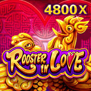 Rooster In Love slot artwork