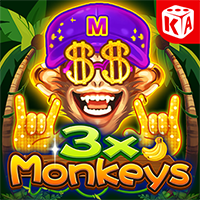 3x Monkeys slot artwork