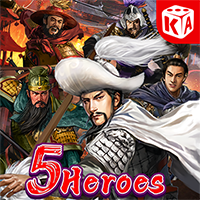 5 Heroes slot artwork