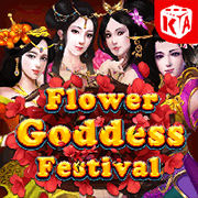 Flower Goddess Festival slot artwork