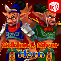 Golden and Silver Horn slot artwork