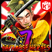 Japanese 7 Heroes slot artwork