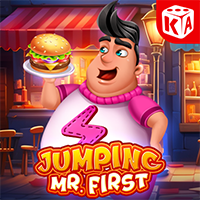 Jumping Mr. First slot artwork