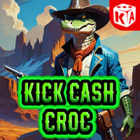 Kick Cash Croc slot artwork