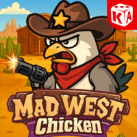Mad West Chicken slot artwork