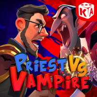 Priest VS. Vampire slot artwork