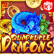 Quadruple Dragons slot artwork