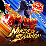 Ninja vs Samurai slot artwork