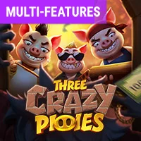 Three Crazy Piggies slot artwork