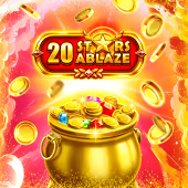 20 Stars Ablaze slot artwork