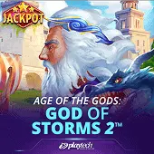 Age of the Gods™ God of Storms 2™ slot artwork