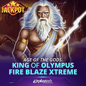 Age of the Gods: King of Olympus Fire Blaze Xtreme A1 slot artwork