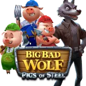 Big Bad Wolf: Pigs of Steel slot artwork