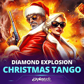 Diamond Explosion Christmas Tango slot artwork