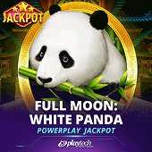 Full Moon: White Panda PowerPlay Jackpot slot artwork