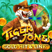 Gold Hit & Link: Tiger Jones slot artwork