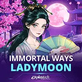 Immortal Ways Lady Moon slot artwork