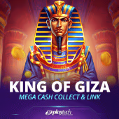 King of Giza: Mega Cash Collect & Link slot artwork