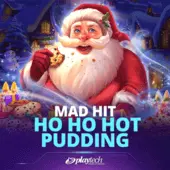 Mad Hit Ho Ho Hot Pudding slot artwork