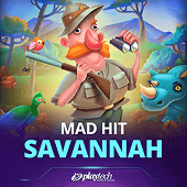 Mad Hit Savannah slot artwork