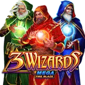 Mega Fire Blaze: 3 Wizards™ slot artwork