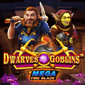 Mega Fire Blaze: Dwarves and Goblins slot artwork