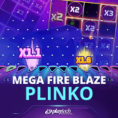 Mega Fire Blaze: Plinko slot artwork
