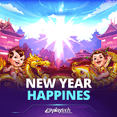New Year Happiness slot artwork