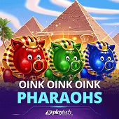 Oink Oink Oink: Pharaohs™ slot artwork