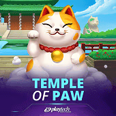 Temple of Paw slot artwork