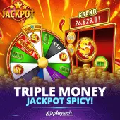 Triple Money Jackpot Spicy! slot artwork