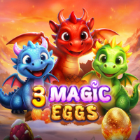 3 Magic Eggs slot artwork