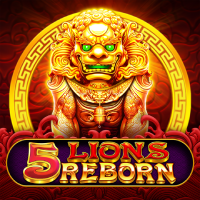 5 Lions Reborn slot artwork