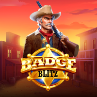 Badge Blitz slot artwork