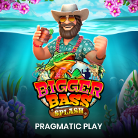 Bigger Bass Splash slot artwork