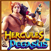 Hercules and Pegasus slot artwork