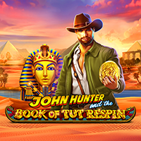 John Hunter & the Book of Tut Respin slot artwork