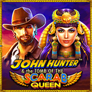 John Hunter and the Tomb of the Scarab Queen slot artwork