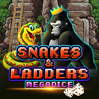 Snakes and Ladders Megadice slot artwork