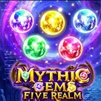 Mythic Gems: Five Realms slot artwork
