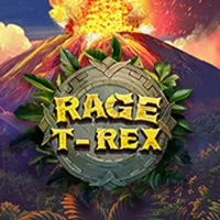 RAGE T-REX slot artwork