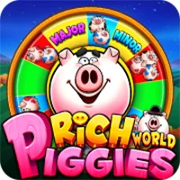 RICH PIGGIES WORLD slot artwork