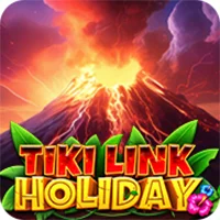 TIKI LINK HOLIDAY slot artwork