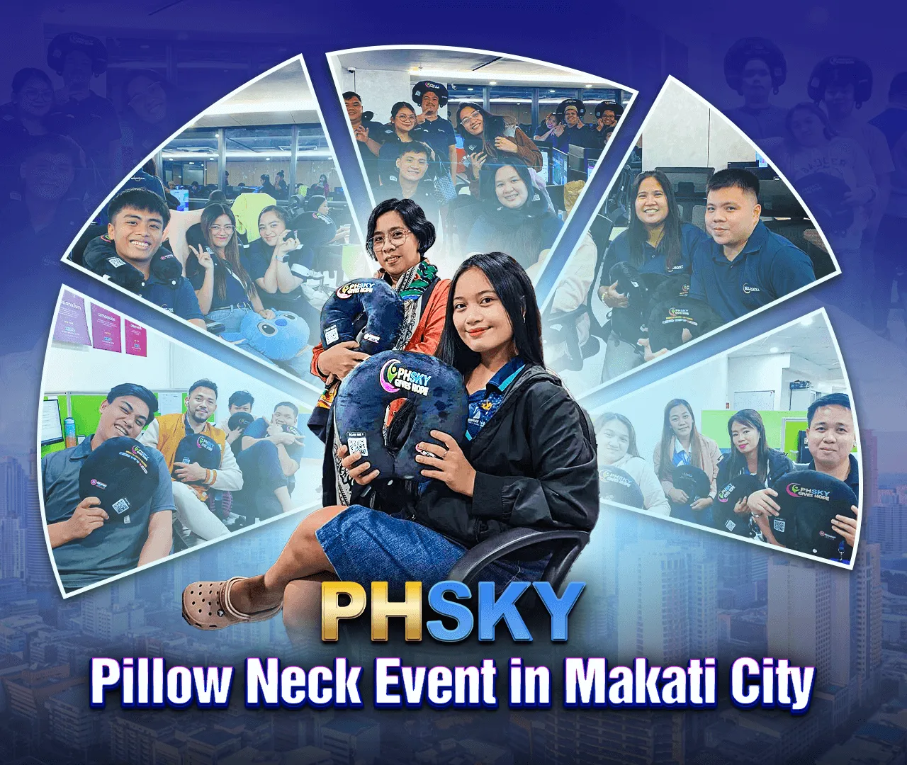 PHSKY Love Fund Event 6 — pillow neck giveaway in Makati